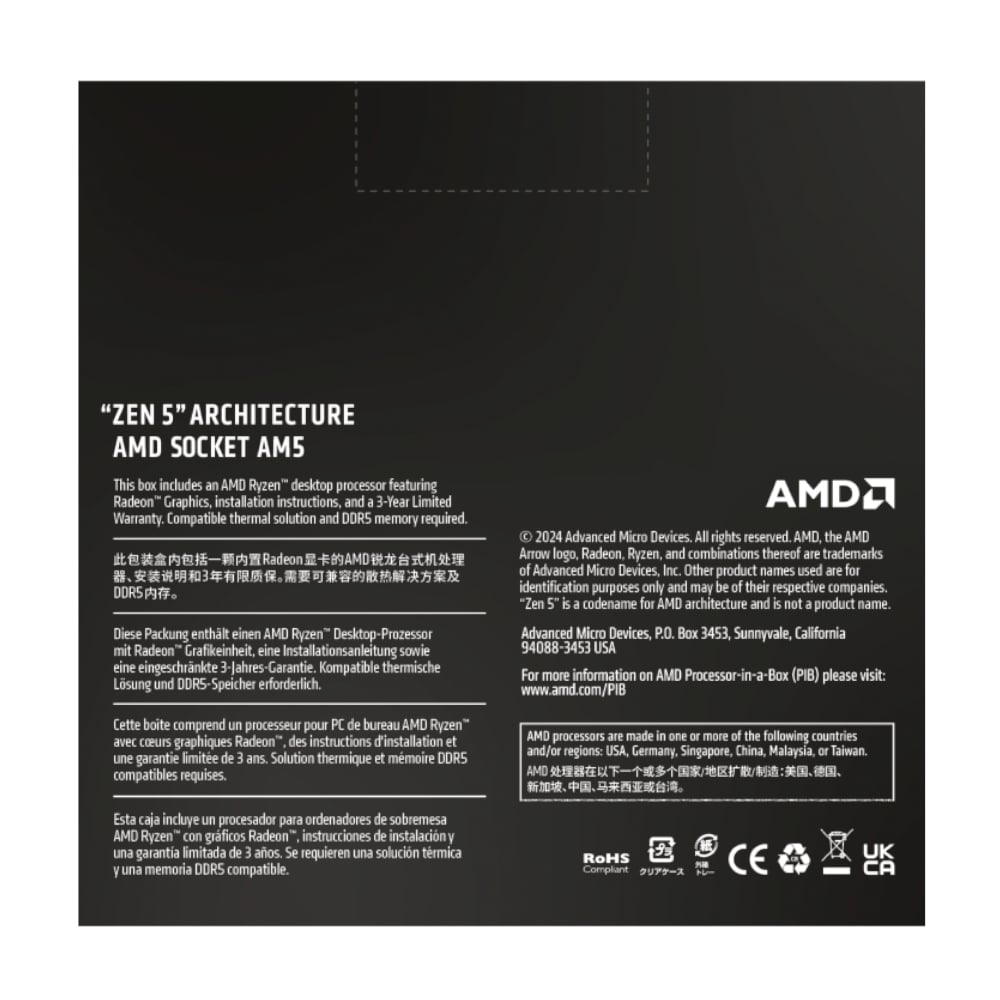 AMD RYZEN 9 9950X 16-Core 4.3GHZ AM5 CPU - Image 5