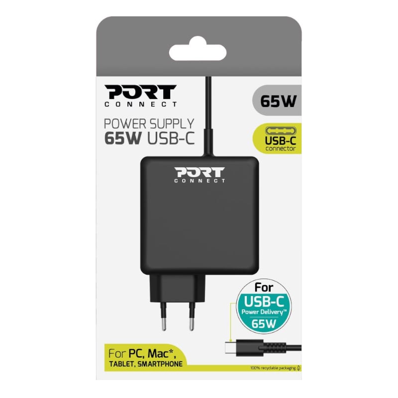 Port Connect Type-C 65W Universal Notebook Adapter - Image 4