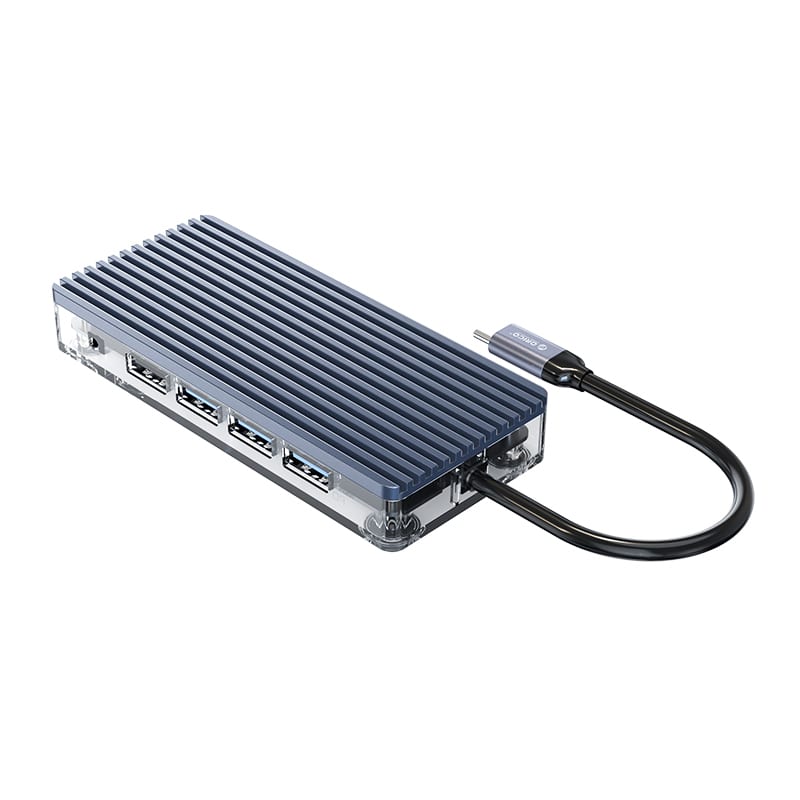ORICO 11 Port Type-C Hub Grey - Image 3